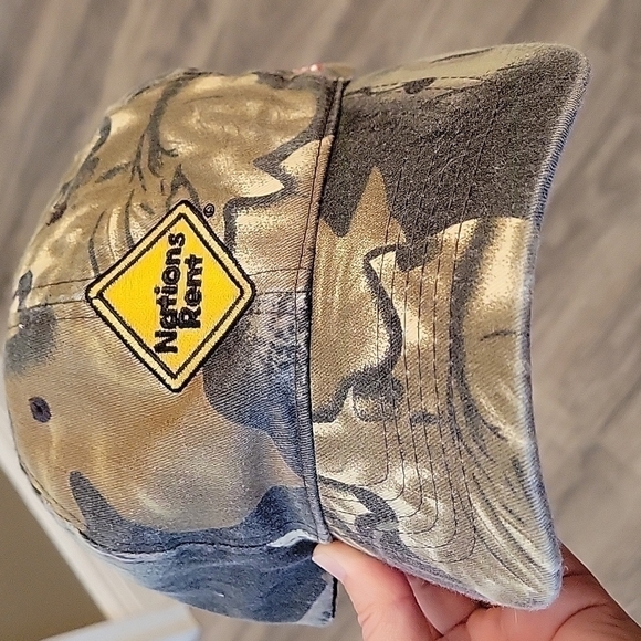 Vintage Camo Nations Rent Hat - Picture 10 of 10